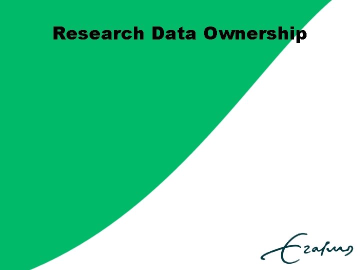 Research Data Ownership 