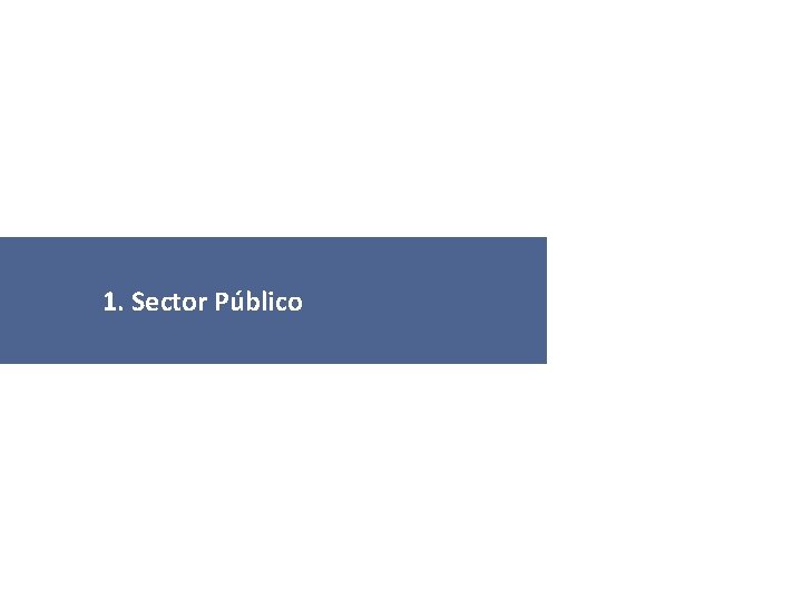 1. Sector Público 