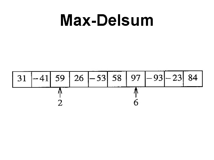 Max-Delsum 