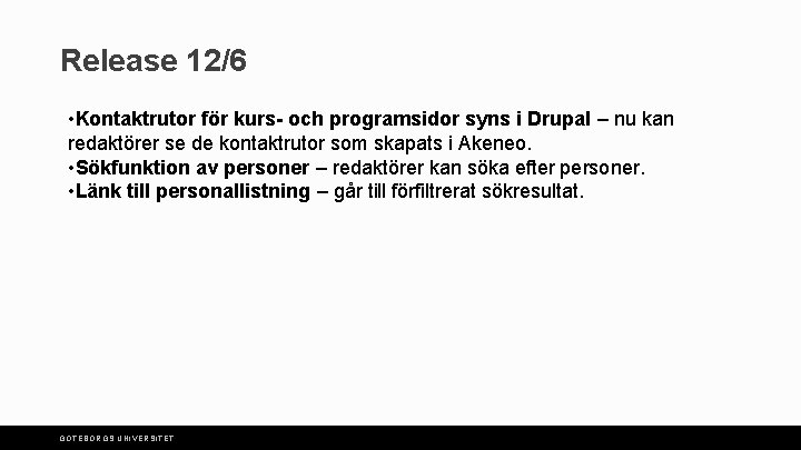 Release 12/6 • Kontaktrutor för kurs- och programsidor syns i Drupal – nu kan