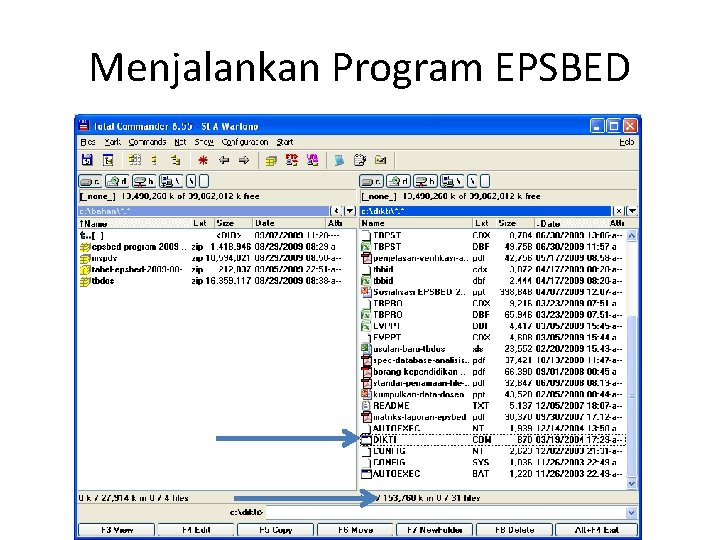 Menjalankan Program EPSBED 