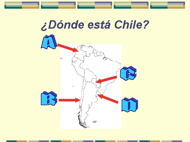 ¿Dónde está Chile? 