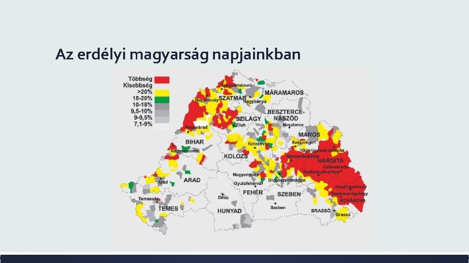 Az erdélyi magyarság napjainkban 