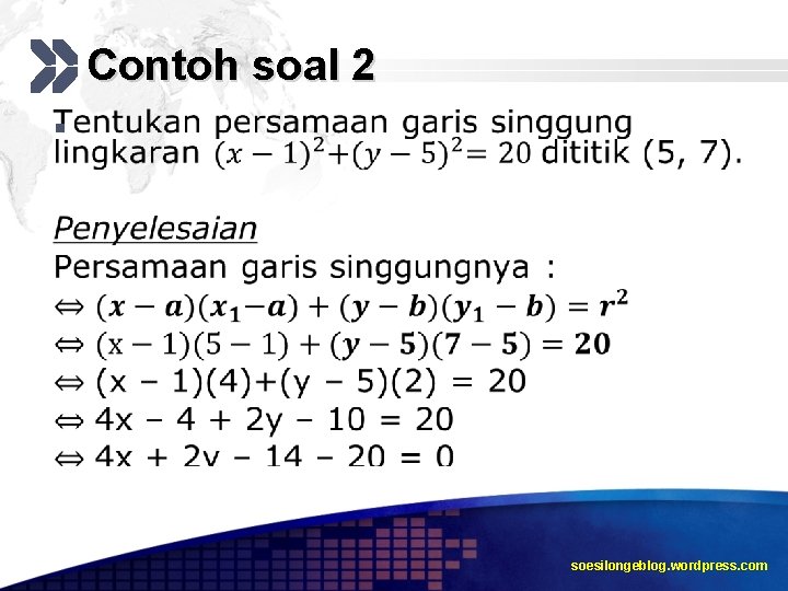 Contoh soal 2 § soesilongeblog. wordpress. com 