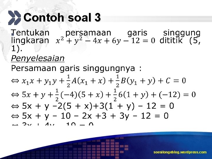 Contoh soal 3 § soesilongeblog. wordpress. com 