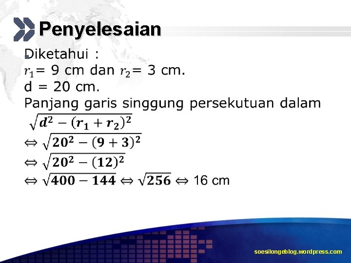 Penyelesaian § soesilongeblog. wordpress. com 