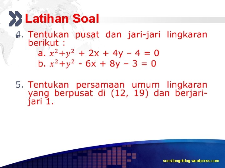 Latihan Soal § soesilongeblog. wordpress. com 