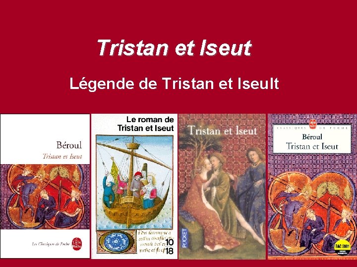 Les romans en vers Les formes narratives brves
