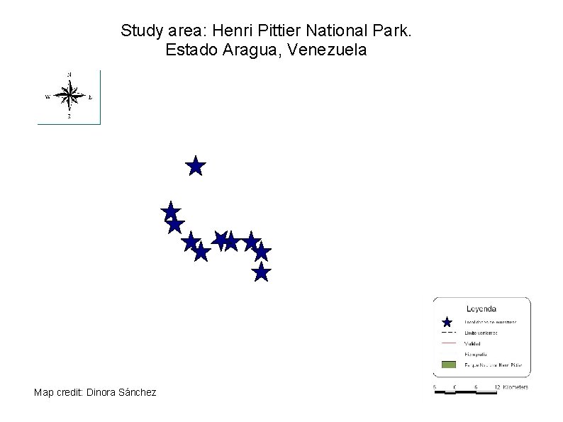 Study area: Henri Pittier National Park. Estado Aragua, Venezuela Map credit: Dinora Sánchez 