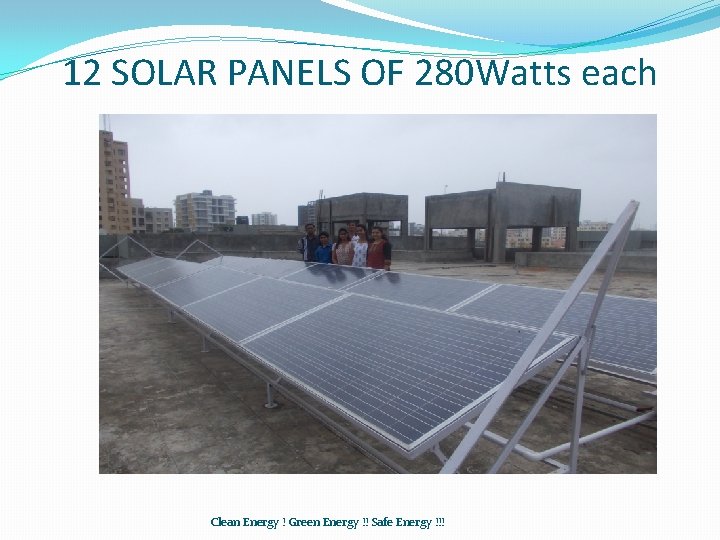 12 SOLAR PANELS OF 280 Watts each Clean Energy ! Green Energy !! Safe