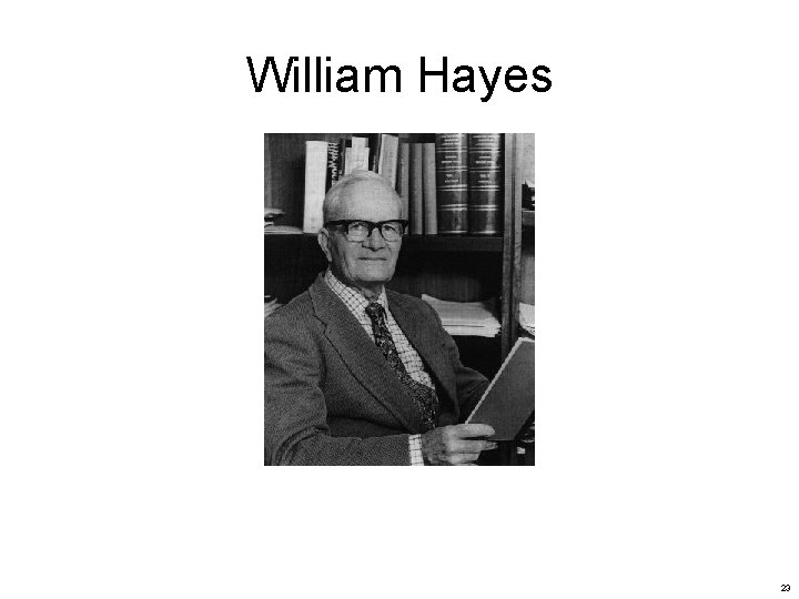 William Hayes 23 