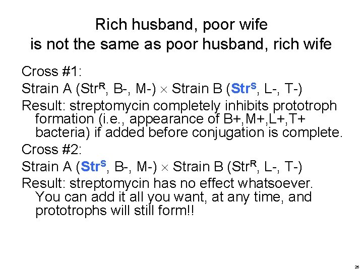 Rich husband, poor wife is not the same as poor husband, rich wife Cross