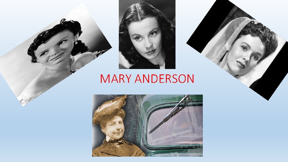 MARY ANDERSON 