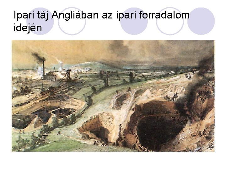 Ipari táj Angliában az ipari forradalom idején 