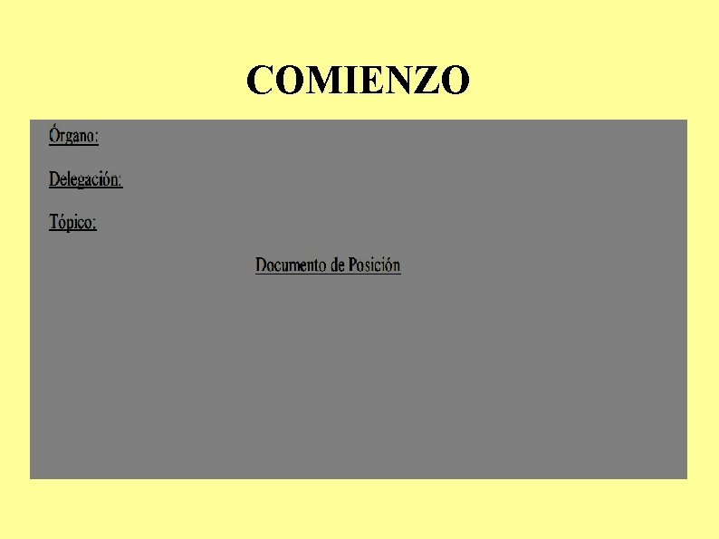 COMIENZO 