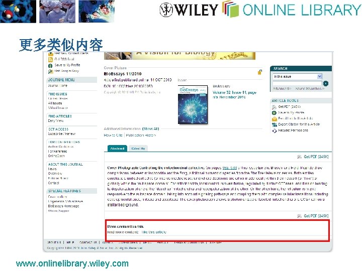 更多类似内容 www. onlinelibrary. wiley. com 