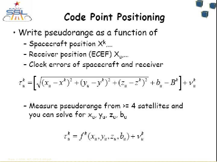 From J. HOW, MIT, GPS-RJH 5. pdf 68 