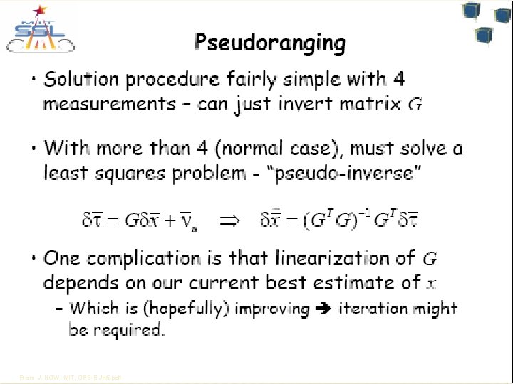 From J. HOW, MIT, GPS-RJH 5. pdf 70 