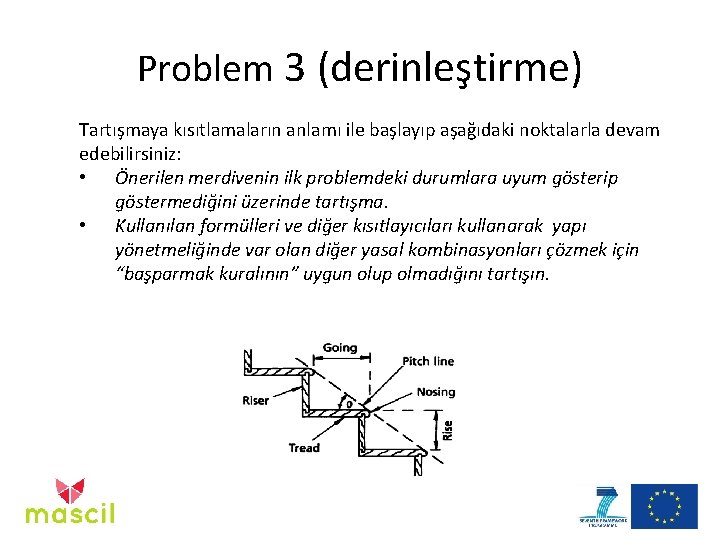 Problem 3 (derinleştirme) Tartışmaya kısıtlamaların anlamı ile başlayıp aşağıdaki noktalarla devam edebilirsiniz: • Önerilen