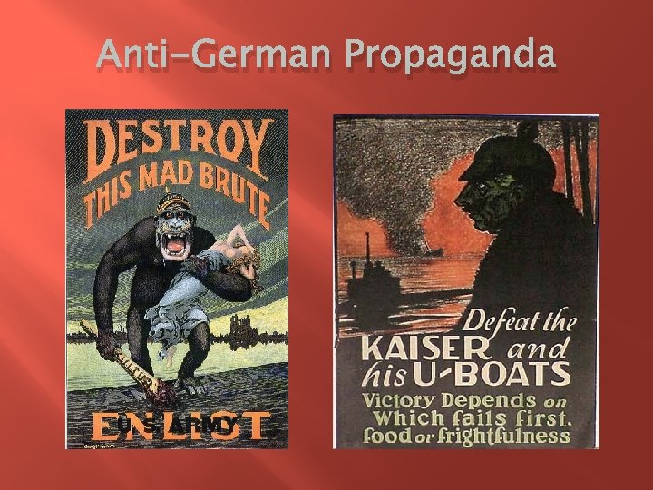 Anti-German Propaganda 