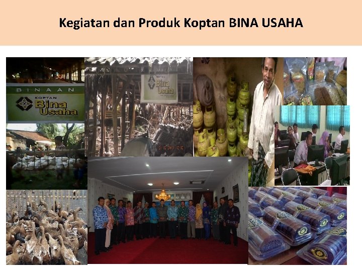 Kegiatan dan Produk Koptan BINA USAHA 