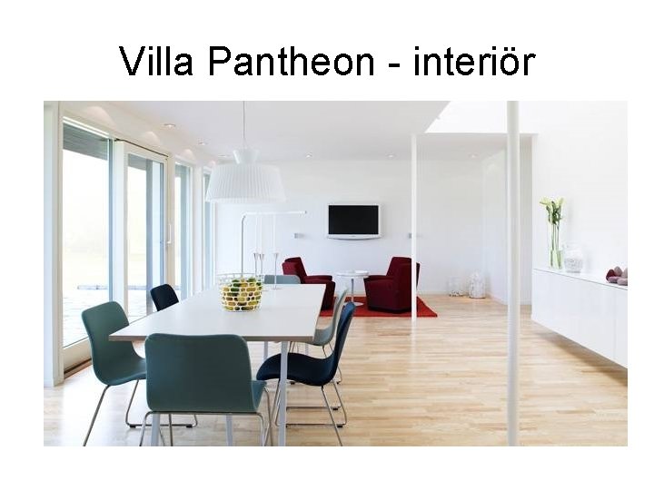 Villa Pantheon - interiör 