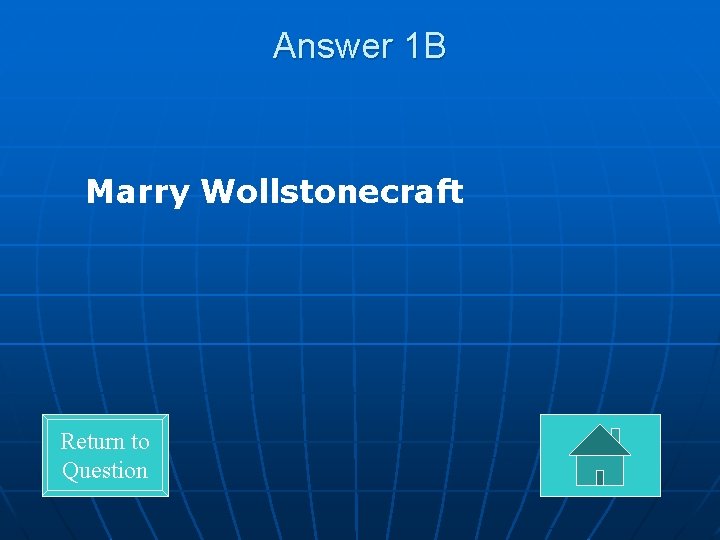 Answer 1 B Marry Wollstonecraft Return to Question 