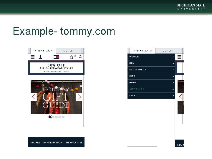 Example- tommy. com 