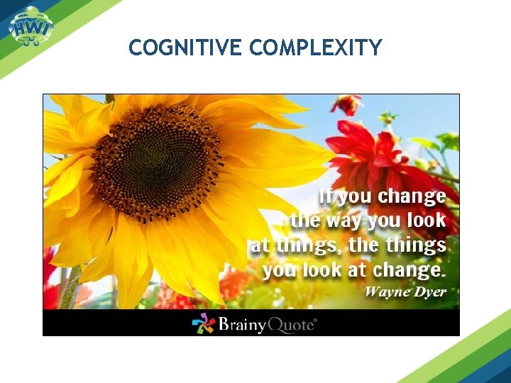 COGNITIVE COMPLEXITY 