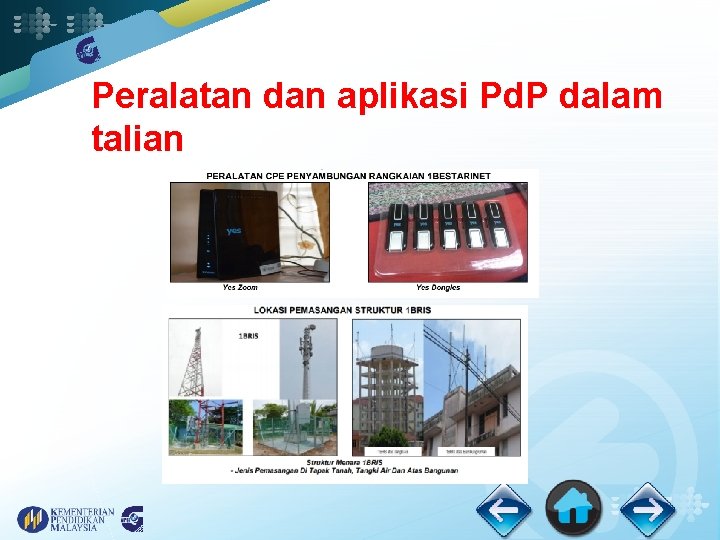 Peralatan dan aplikasi Pd. P dalam talian 