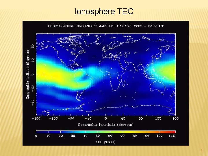 Ionosphere TEC 4 