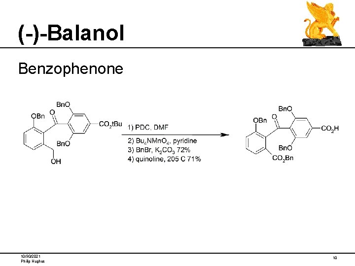 (-)-Balanol Benzophenone 10/30/2021 Philip Hughes 10 