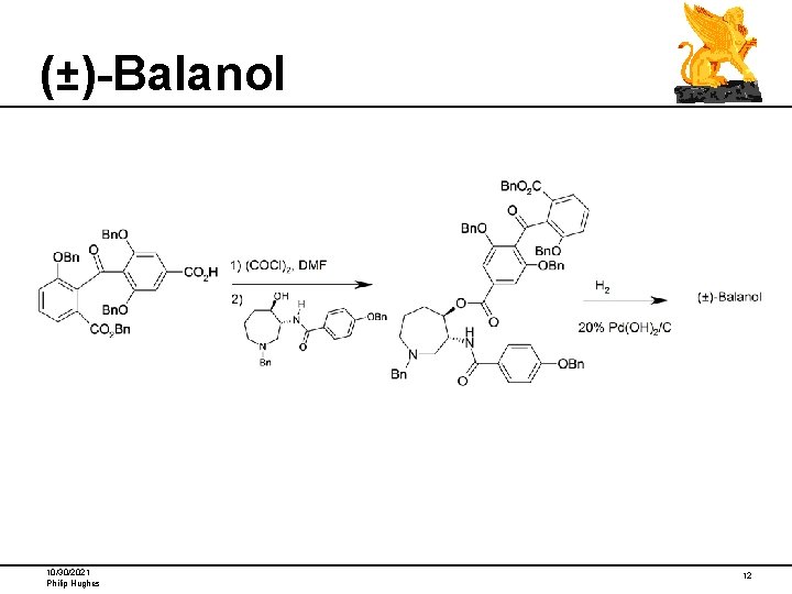 (±)-Balanol 10/30/2021 Philip Hughes 12 