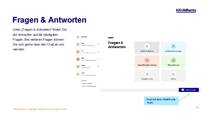 Fragen & Antworten Unter „Fragen & Antworten“ finden Sie die Antworten auf die häufigsten