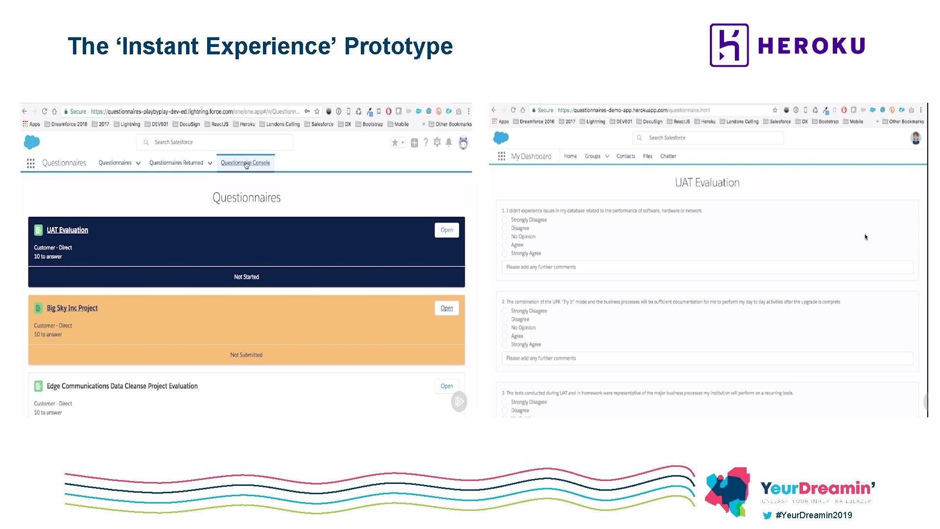 The ‘Instant Experience’ Prototype #Yeur. Dreamin 2019 