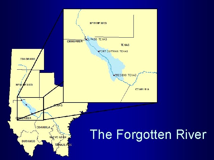 Water Balance for the Forgotten River Segment of