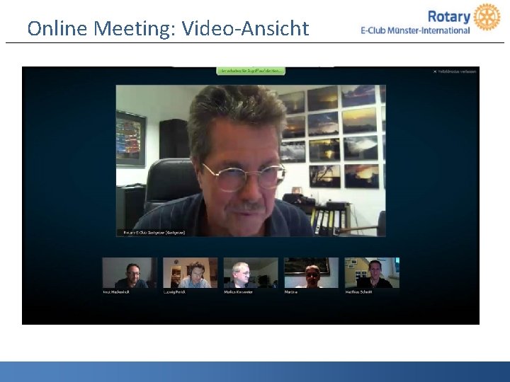 Online Meeting: Video-Ansicht 11 