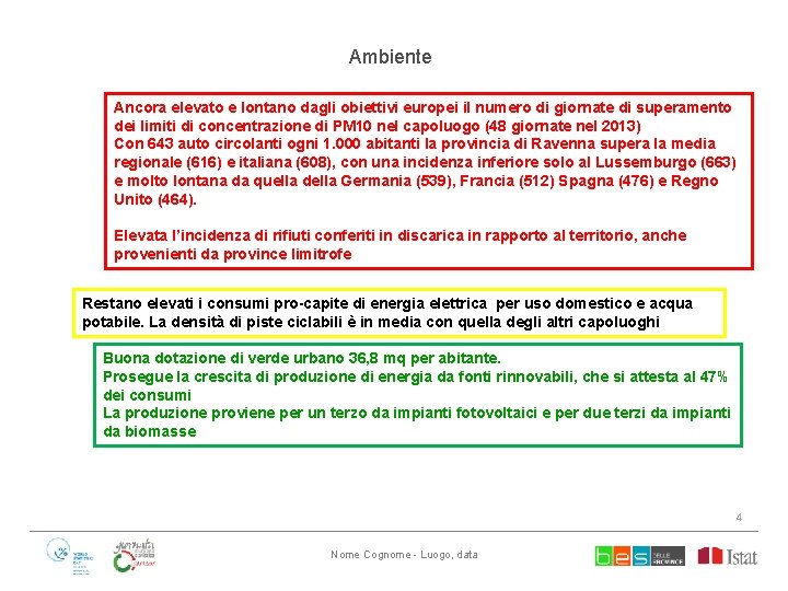 Ambiente Ancora elevato e lontano dagli obiettivi europei il numero di giornate di superamento