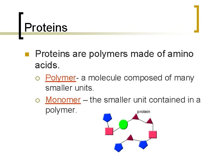 Biomolecules Biomolecules n Biomolecules are carbon based molecules