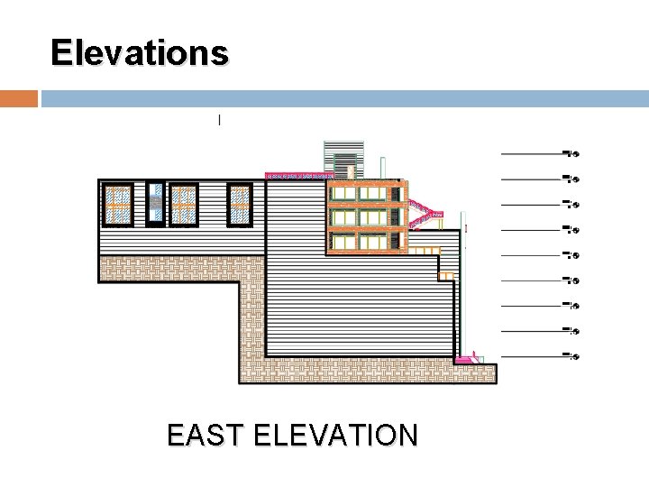 Elevations EAST ELEVATION 