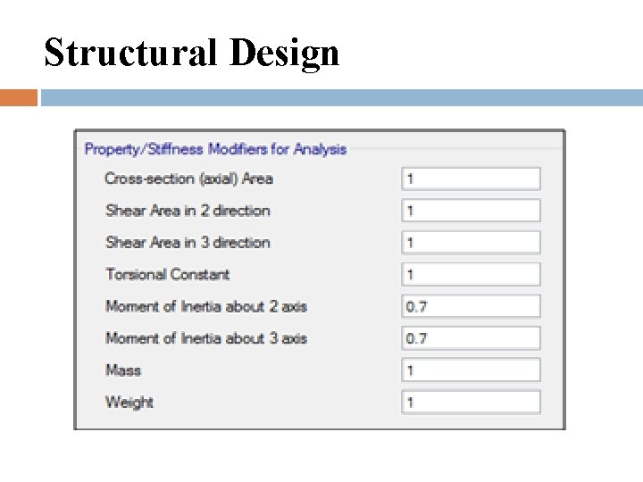 Structural Design 