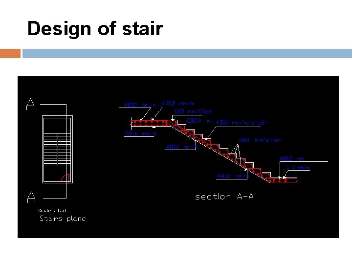 Design of stair 
