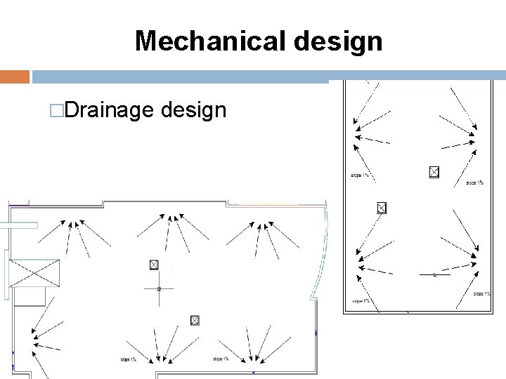 Mechanical design �Drainage design 