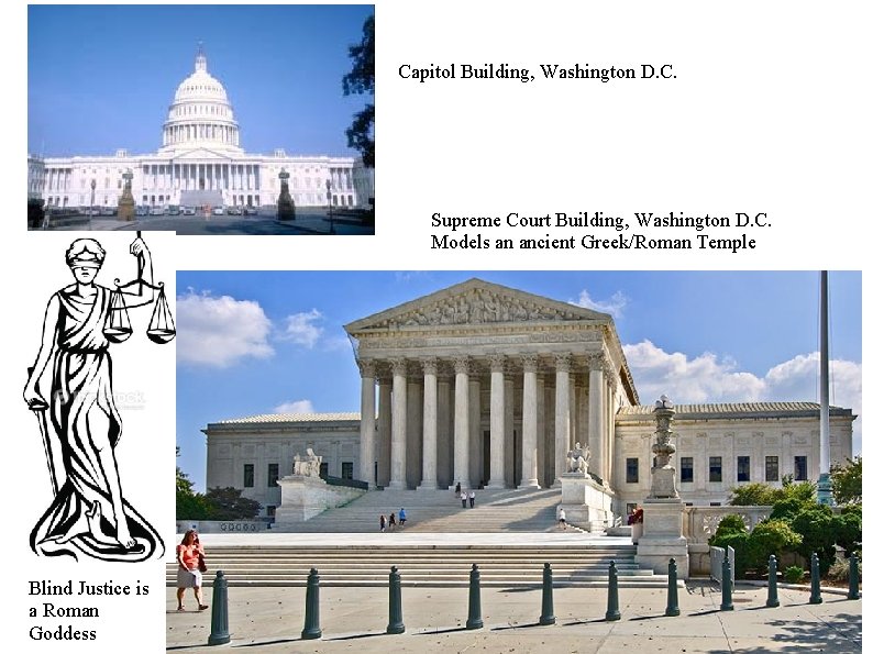 Capitol Building, Washington D. C. Supreme Court Building, Washington D. C. Models an ancient