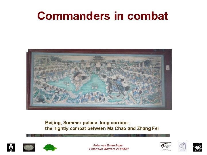 Commanders in combat Beijing, Summer palace, long corridor; the nightly combat between Ma Chao