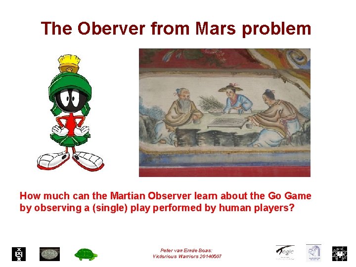 The Oberver from Mars problem How much can the Martian Observer learn about the