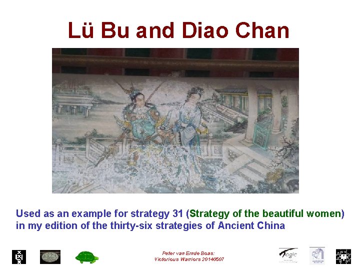 Lü Bu and Diao Chan Used as an example for strategy 31 (Strategy of