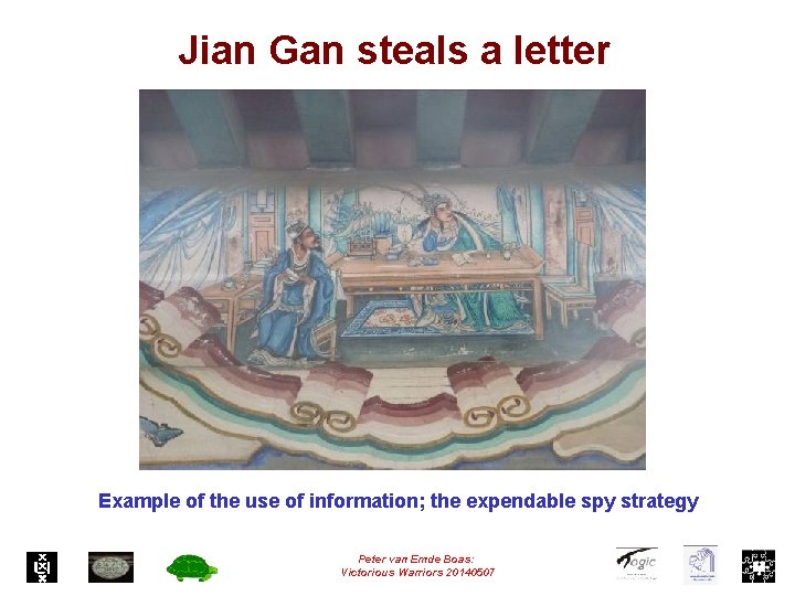 Jian Gan steals a letter Example of the use of information; the expendable spy