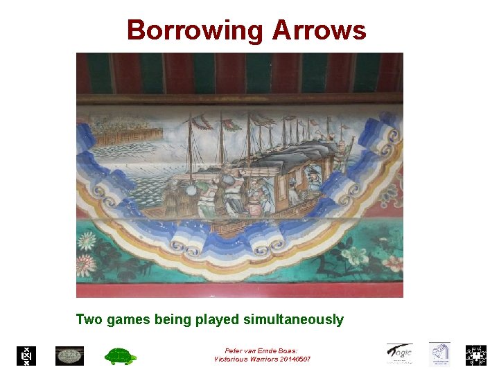 Borrowing Arrows Two games being played simultaneously Peter van Emde Boas: Victorious Warriors 20140507