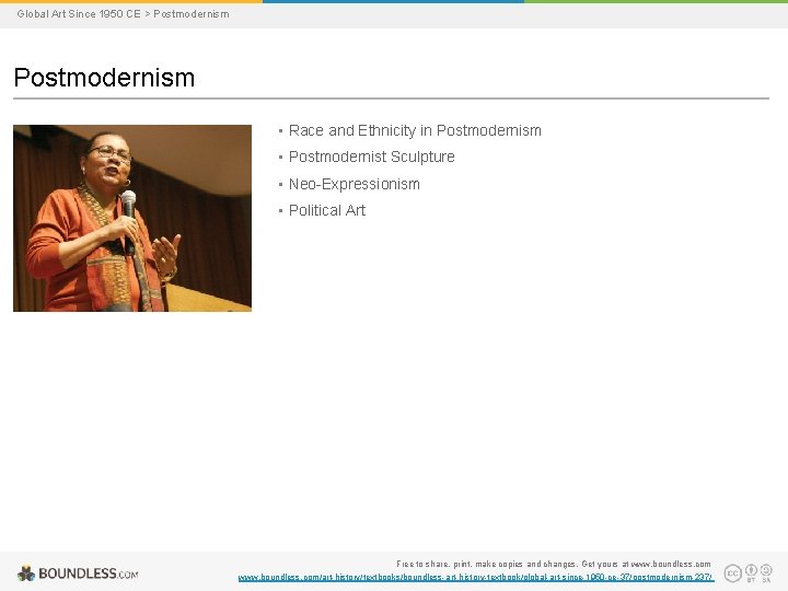 Global Art Since 1950 CE > Postmodernism • Race and Ethnicity in Postmodernism •